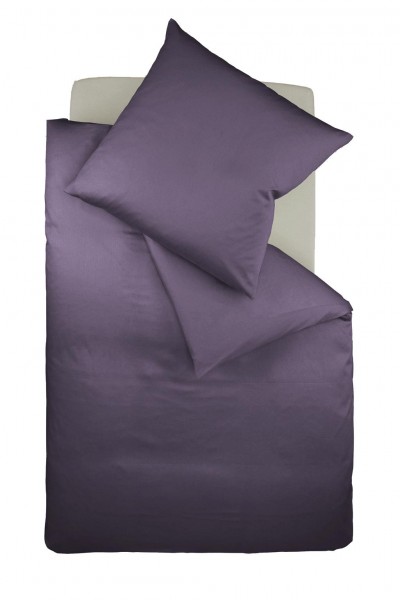 fleuresse colours Mako Satin uni Bettwäsche lavendel