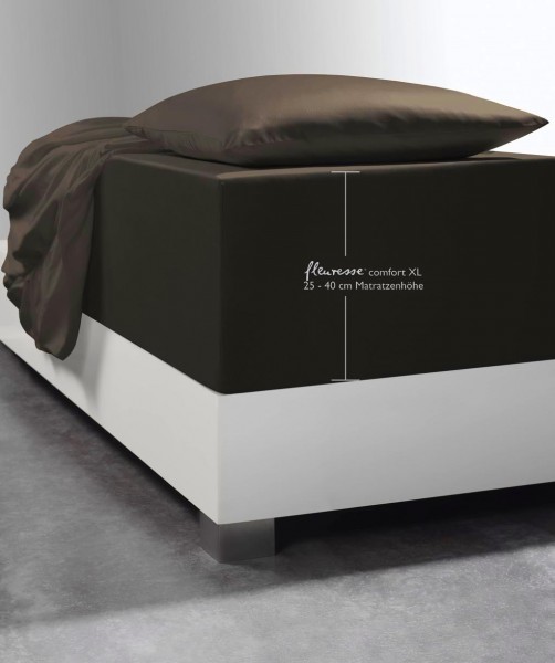 Boxspring-Spannlaken fleuresse comfort XL espresso braun